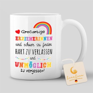 Tasse "für Erzieherinnen"