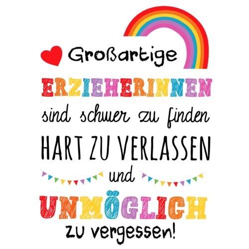 Tasse »für Erzieherinnen«