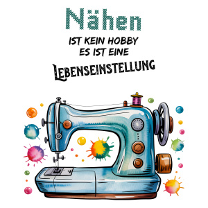 Tasse "Nähen als Lebenseinstellung"