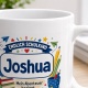 Tasse »Endlich Schulkind Joshua Mein Abenteuer beginnt.«