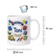 Tasse »Meine Schulzeit beginnt Toni«