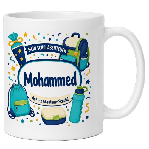 Tasse »Mein Schulabenteuer Mohammed«