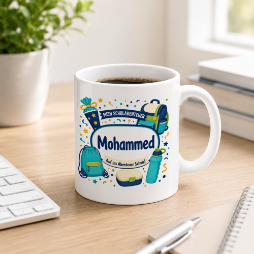 Tasse »Mein Schulabenteuer Mohammed«