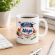 Tasse »Endlich Schulkind Aliya Mein Abenteuer beginnt.«