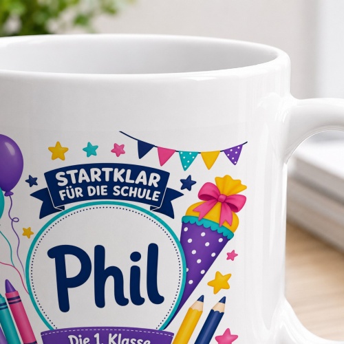 Tasse »Startklar für die Schule«