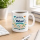 Tasse »Los gehts! Michael Jetzt geht es los!«