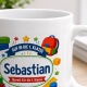 Tasse »Auf in die 1. Klasse Sebastian«