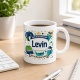 Tasse »Mein Schulabenteuer Levin Auf ins Abenteuer Schule!«