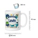 Tasse »Mein Schulabenteuer Levin Auf ins Abenteuer Schule!«