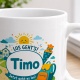 Tasse »Los gehts! Timo Jetzt geht es los!«