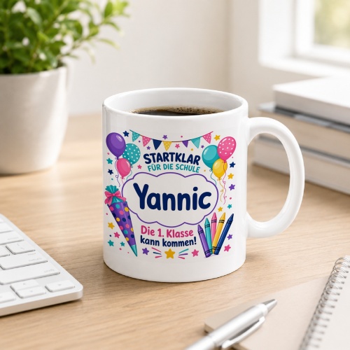 Tasse »Startklar für die Schule«