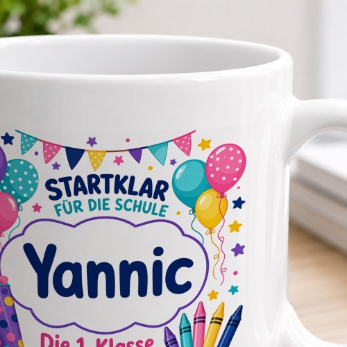 Tasse »Startklar für die Schule«