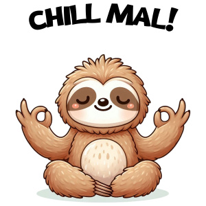 Tasse "Chill mal - Faultier"