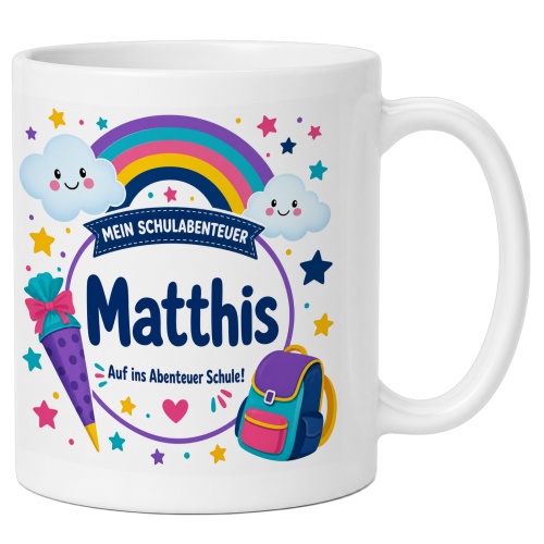 Tasse »Mein Schulabenteuer Matthias«