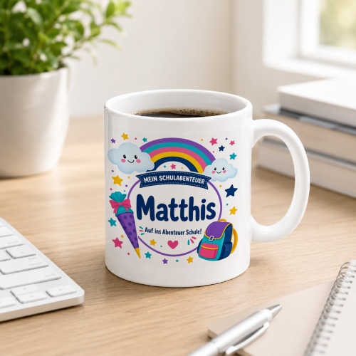 Tasse »Mein Schulabenteuer Matthias«