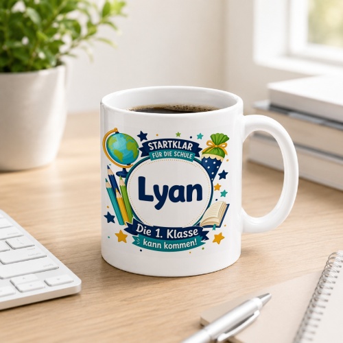 Tasse »Lyan Die 1. Klasse kann kommen!«