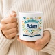 Tasse »Auf in die 1. Klasse Adam Bereit für die 1. Klasse.«