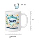 Tasse »Auf in die 1. Klasse Adam Bereit für die 1. Klasse.«