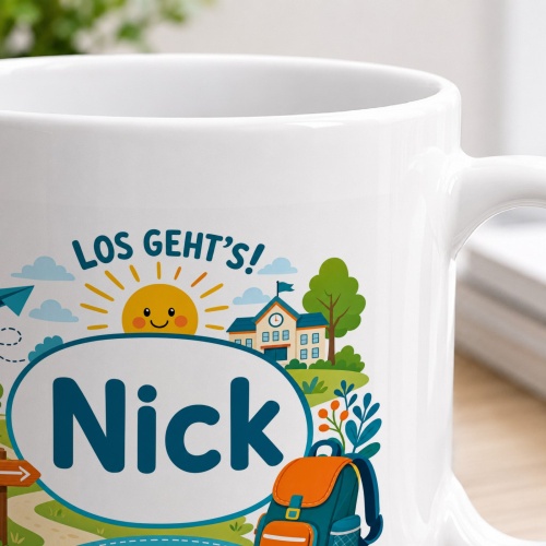 Tasse »Los gehts! Nick Jetzt geht es los!«