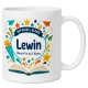 Tasse »Auf in die 1. Klasse Lewin Bereit für die 1. Klasse.«