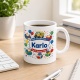 Tasse »Mein Schulabenteuer Karlo Auf ins Abenteuer Schule!«