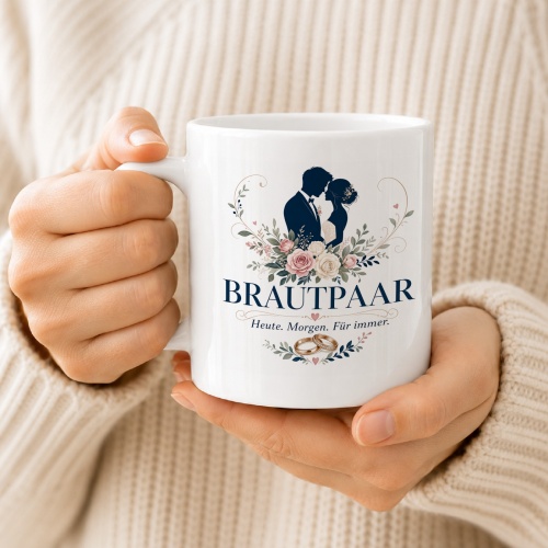 Tasse »Brautpaar – Heute. Morgen. Für immer.«
