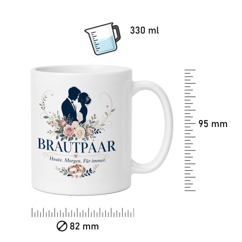 Tasse »Brautpaar – Heute. Morgen. Für immer.«