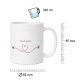 Tasse »Immer bei dir – trotz Distanz.«