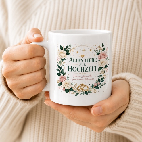 Tasse »Alles Liebe zur Hochzeit«