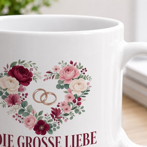 Tasse »Die große Liebe hat Ja gesagt«