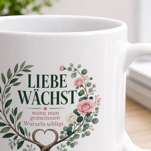 Tasse »Liebe wächst«