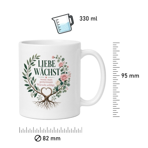 Tasse »Liebe wächst«
