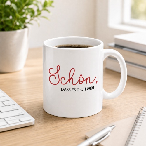 Tasse »Schön, dass es dich gibt.«