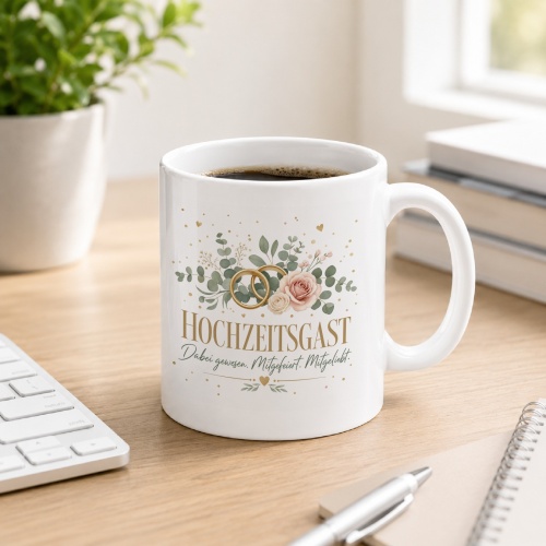 Tasse »Hochzeitsgast – Dabei gewesen....
