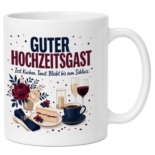 Tasse »Guter Hochzeitsgast«