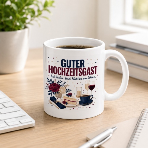 Tasse »Guter Hochzeitsgast«