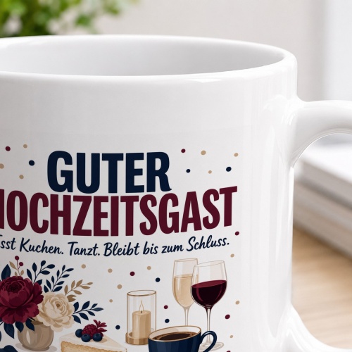 Tasse »Guter Hochzeitsgast«