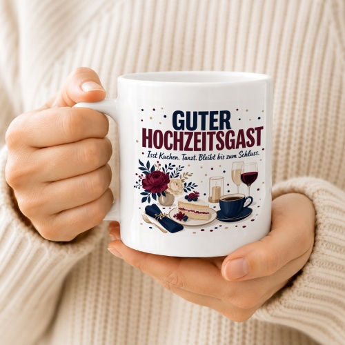 Tasse »Guter Hochzeitsgast«