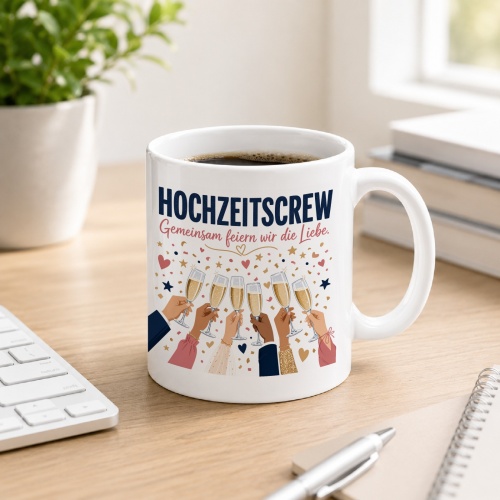 Tasse »Hochzeitscrew«