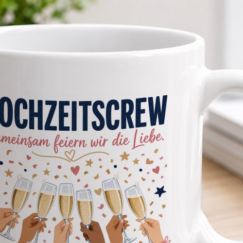 Tasse »Hochzeitscrew«
