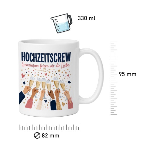 Tasse »Hochzeitscrew«
