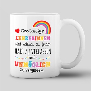 Tasse "für Lehrerinnen"