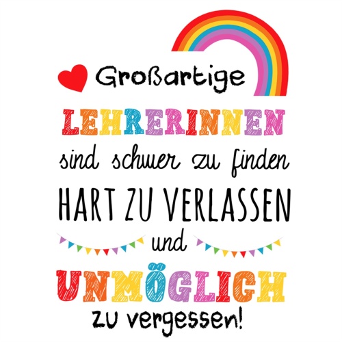 Tasse »für Lehrerinnen«