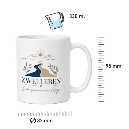 Tasse »Zwei Leben – Ein gemeinsamer Weg«