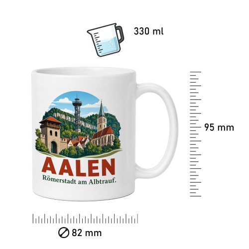 Tasse »Aalen – Römerstadt am Albtrauf«