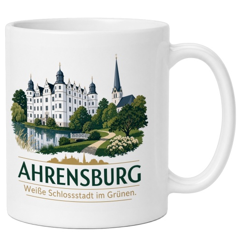 Tasse »Ahrensburg – Weiße Schlossstadt...