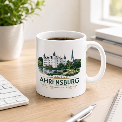 Tasse »Ahrensburg – Weiße Schlossstadt...