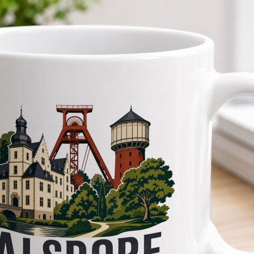 Tasse »Alsdorf – Schloss und Bergbaugeschichte«