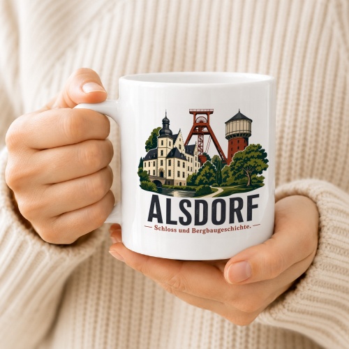 Tasse »Alsdorf – Schloss und Bergbaugeschichte«