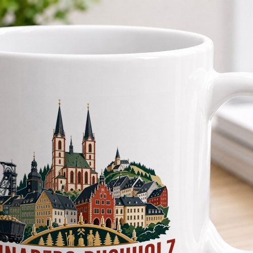 Tasse »Annaberg-Buchholz – Bergstadt im Erzgebirge«